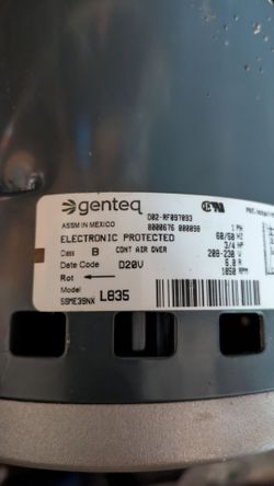 ECM furnace blower
