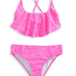 vineyard vines Girl's In Full Bloom Flounce 2-Piece Bikini - size 3T