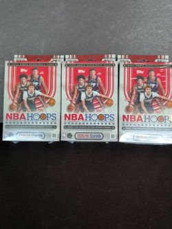 Topps 2025/26 NBA Hoops Hanger Box Bundle -$80 For the (3) Hanger Boxes