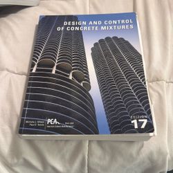 Design And Control Of Concrete Mixtures Edition 17