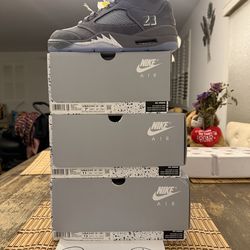 Jordan 5 Wolf Grey Men Sizes 11, 13 $300 Each