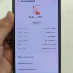 Galaxy S22+ At&T Only