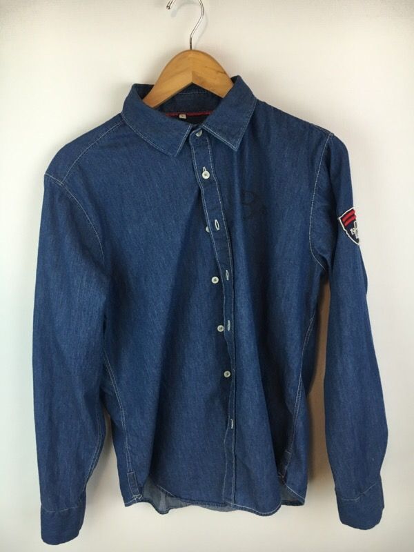 BALMAIN SLIM FIT CHAMBRAY