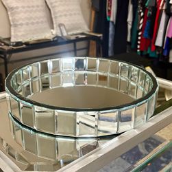 Gorgeous All Mirrored Vanity Tray! 12”