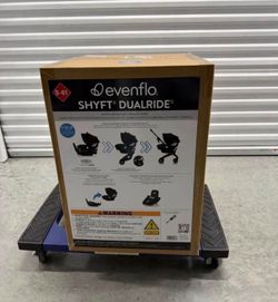 Evenflo Shyft DualRide Infant Car Seat & Stroller - Beaufort Black