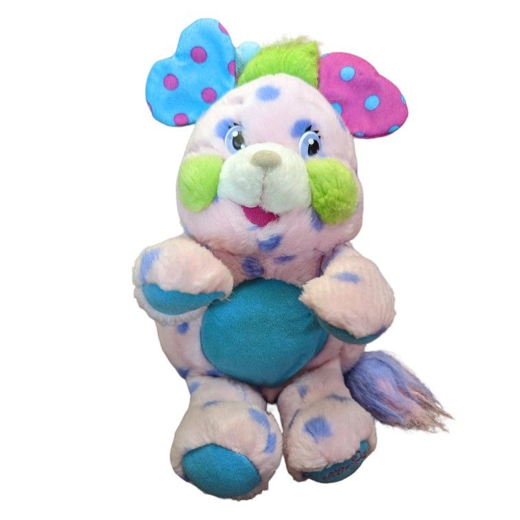 Vintage 2001 Popples Polka-Dottie Popple Plush 12” Collectable