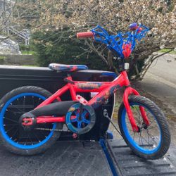 Spider Man Kids Bike 16 Inches