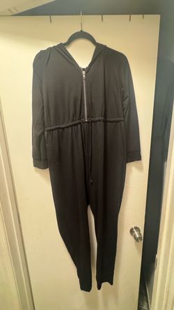 black long sleeve jumpsuit