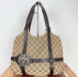 Pre-Owned Gucci GG Canvas GG Interlocking Tote