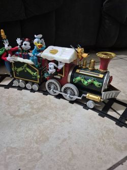 Disney Mickey Mouse Christmas Holiday Train Set