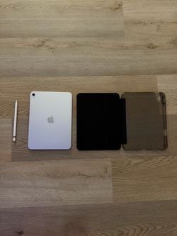 iPad A16 128GB + Apple Pencil + Case