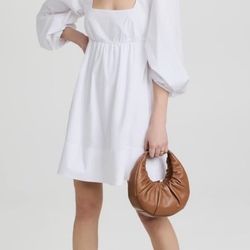 Staud White Sophie Dress Brand New With Tags Never Worn