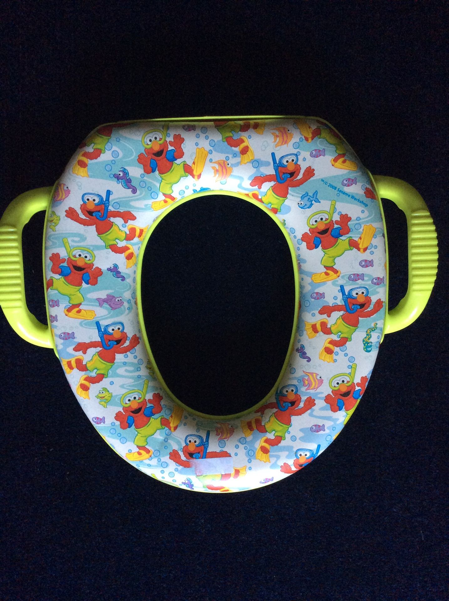 Training potty-sits on-commode