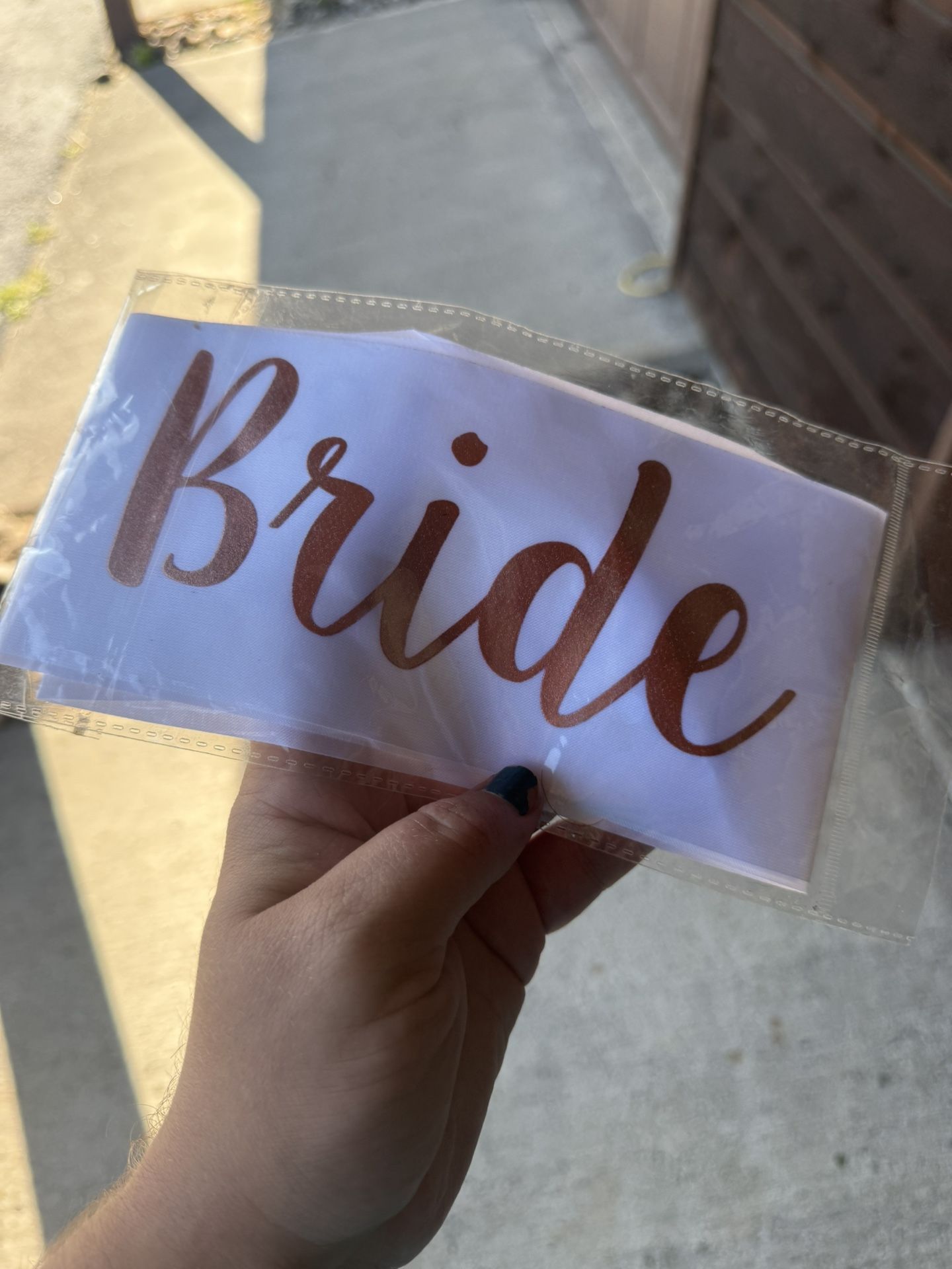 New Pink Bride To Be Sash
