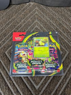 Pokémon Mega Evolution Perfect Order 3-Pack Blister