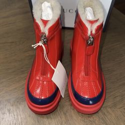 New Authentic Gucci Boots For Kids Size 13 
