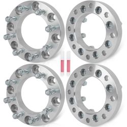 ECCPP 4PCS 8x180 to 8x6.5 Wheel Adapters 1.5" 8 Lug 14x1.5 130mm hub bore