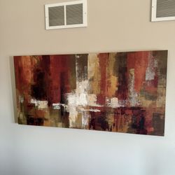 Wall Decor Canvas & Matching Pillow Cover 