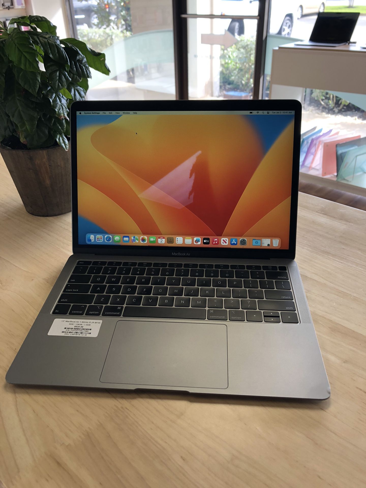 13” MacBook Air 1.6Ghz I5 
