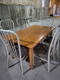 Table and chairs