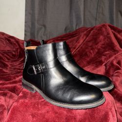 Ferro Aldo Men's Casual Zipper Motorcycle Ankle Combat Classic Chelsea Boots Men’s Size 10
