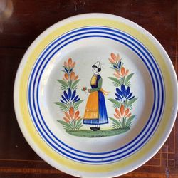 Vintage Quimper Platter