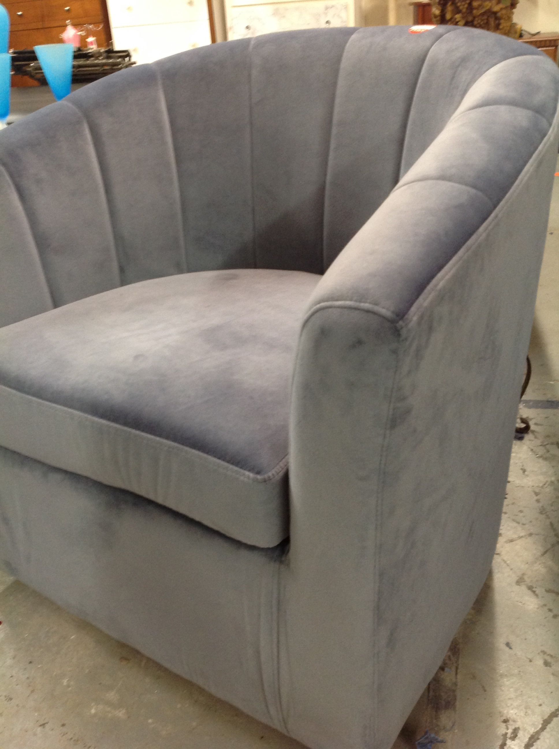 Club Swivel Barrow Chair For Sale