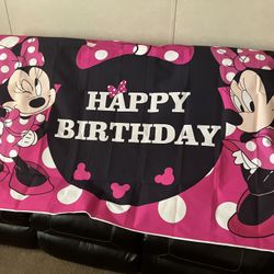 Birthday Decorating Flag And Table Covers