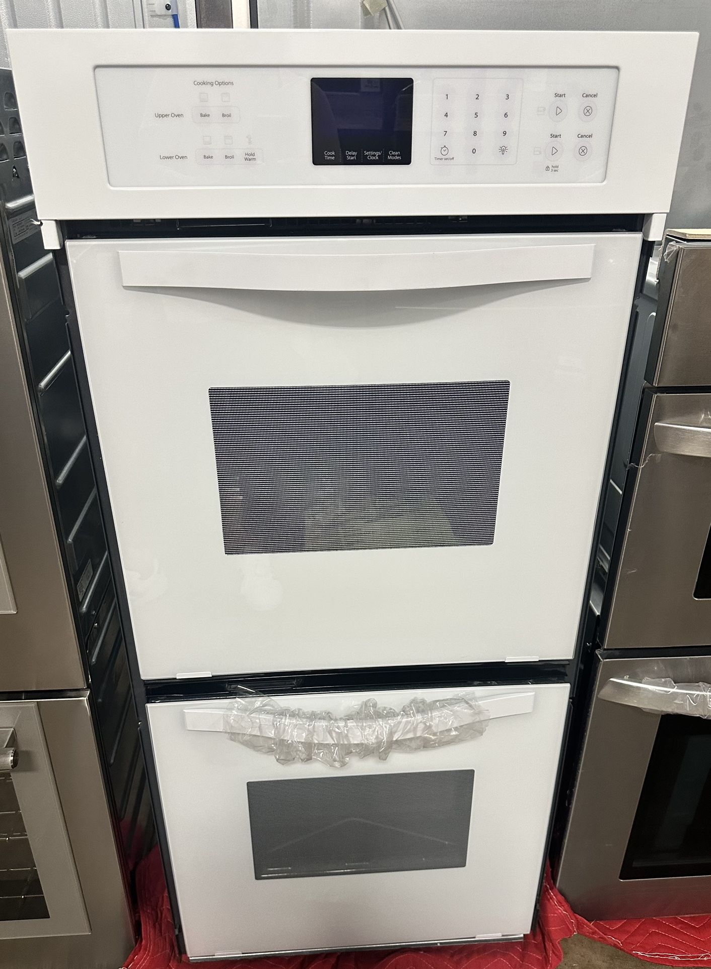 New White Whirlpool 24" Built-In Double Electric Wall Oven