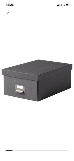 Storage Box With Lid