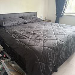 King Size Bed & Mattress 