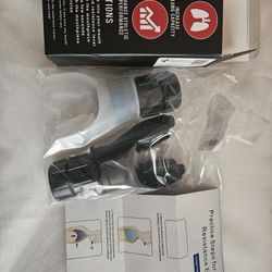 2 Pack Breathing Trainer, Exercise The bite muscles, Lung Function Trainer, Improve Breathing Ability, Adjustable Resistance, Easy to Carry, Easy to C