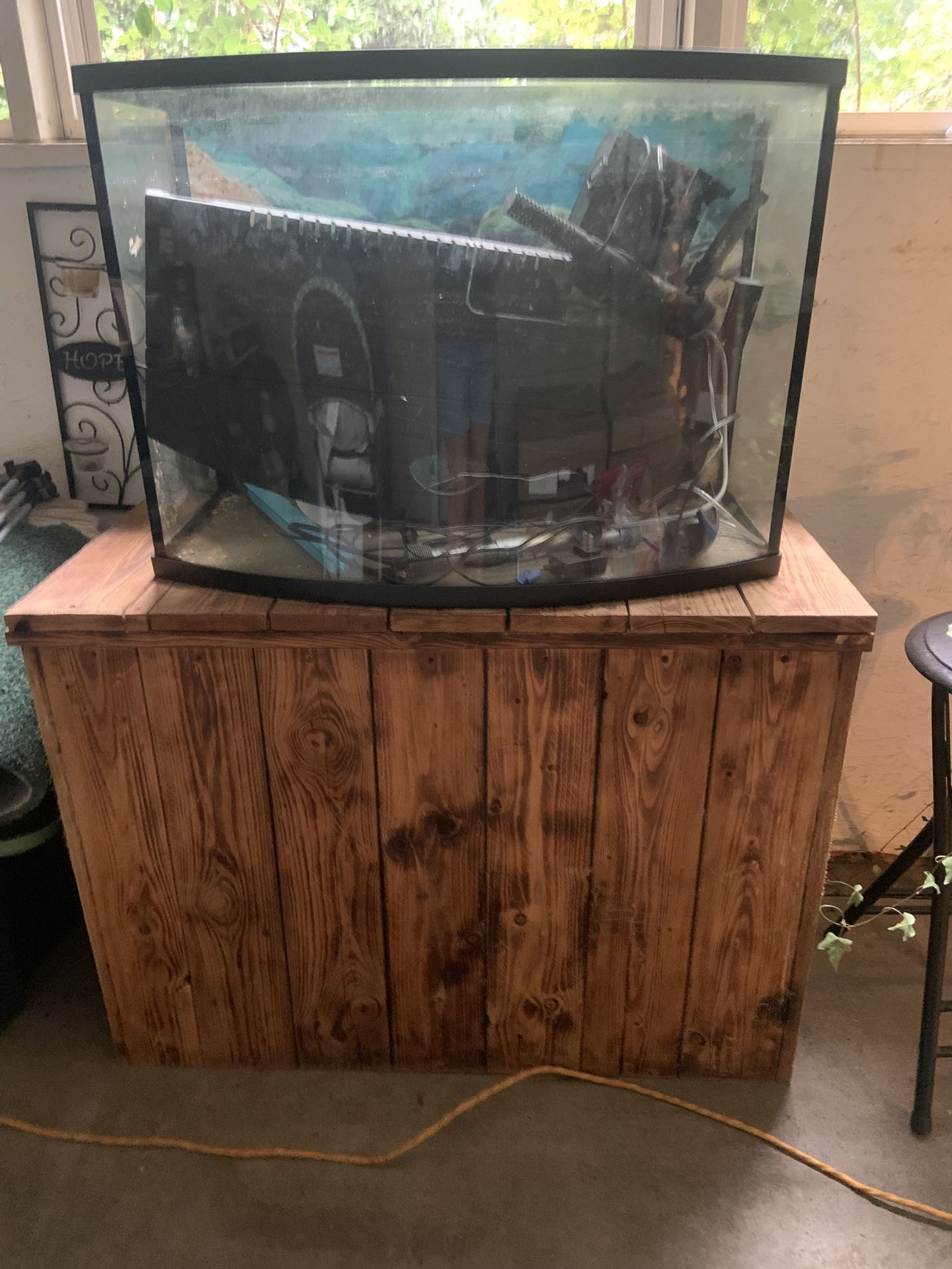 Fish Tank And Accessories Plus Stand