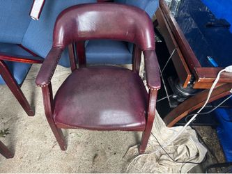 Leather office chair
