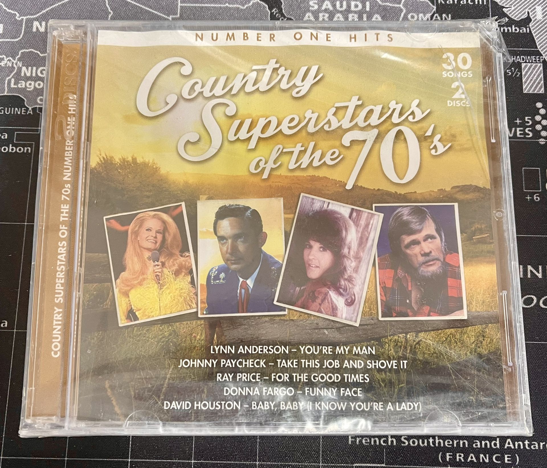 Number One Hits Country Superstars Of The 70s 2-Disc Set