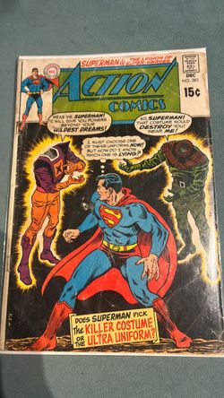 DC Action Comics No. 383 Superman Comic Book December 1969