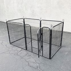 $85 (New in Box) Heavy duty 32” tall x 32” wide x 6-panel pet playpen dog crate kennel exercise cage fence 