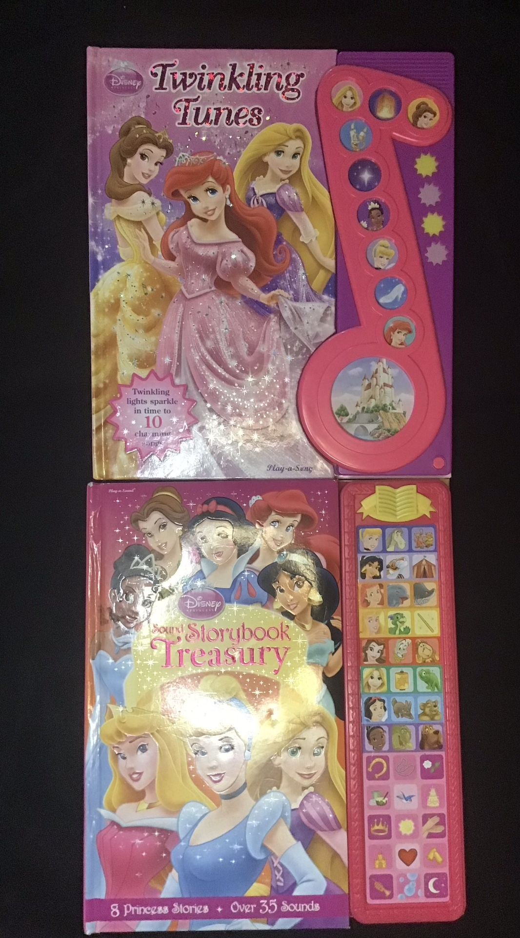 Disney Children Books And A Sleeping Bag