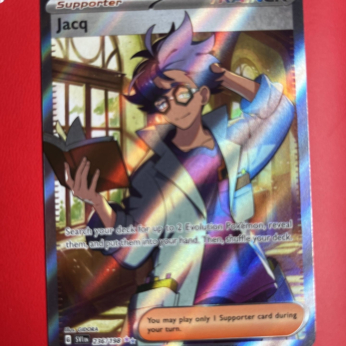 Pokmon Jacq Full Art Card 236 From Scarlet And Violet for Sale in Los  Angeles, CA - OfferUp