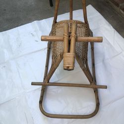 Children’s wicker horse