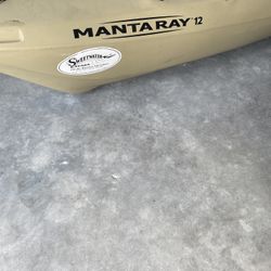 Manta Ray 12’ kayak. 