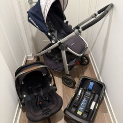 Complete Newborn Travel System – UPPAbaby CRUZ + Nuna PIPA lite lx (Base Included)