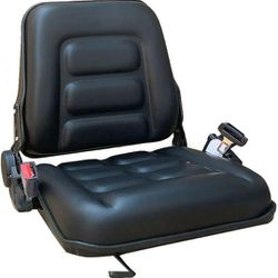 CDZHLTG Universal Forklift Seat Waterproof  Suspension with Safety Belt Adjustable  for Tractor, Loader, Excavator BRAND NEW IN BOX  retail $136