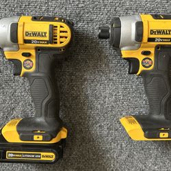 DeWalt Set Of 2 Impact Drivers