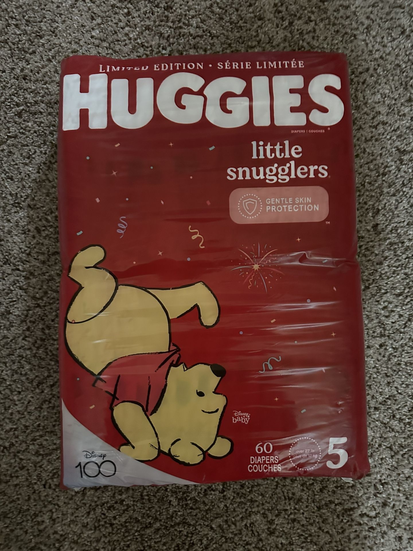 Huggies Little Snugglers Size 5 60 Diapers