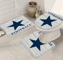 NFL Cowboys Bathroom Mat Set