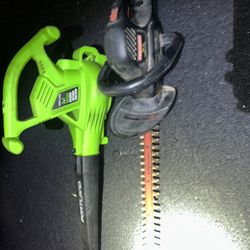 Leaf Blower And Hedge Trimmer