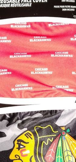 Chicago Blackhawks FOCO Adult Reusable Face Covering Face Mask