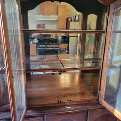 China cabinet 2 peices