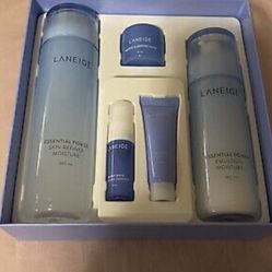 5pcs LANEIGE Basic Duo Set Light Essential Power Moisture For Skin New in Box